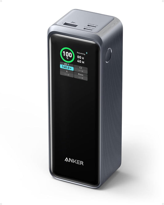 Anker Prime Power Bank, Excellent Capacity of 27,650mAh